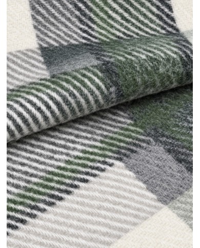 Coperta matrimoniale 100% lana vergine Marzotto art. Marta Check