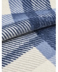 Coperta matrimoniale 100% lana vergine Marzotto art. Marta Check