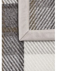 Coperta matrimoniale 100% lana vergine Marzotto art. Marta Check