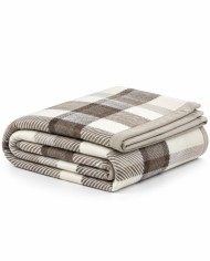 Coperta matrimoniale 100% lana vergine Marzotto art. Marta Check