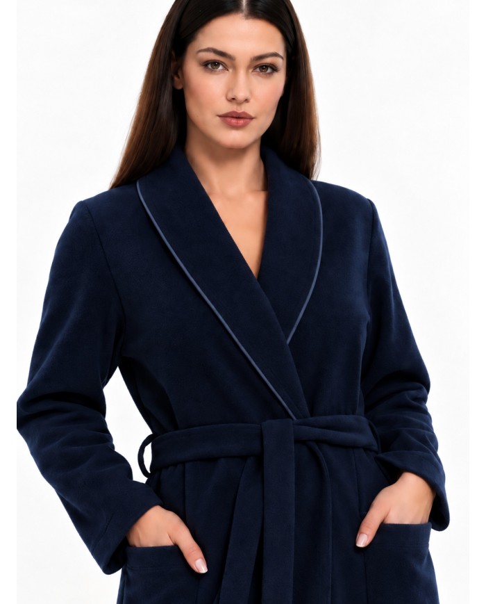 Vestaglia invernale donna lana e cashmere B&B Creazioni art. Jole