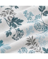 Completo lenzuola matrimoniale flanella 100% cotone Laura Biagiotti Elyra