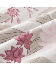 Completo lenzuola matrimoniale flanella 100% cotone Laura Biagiotti Mirea