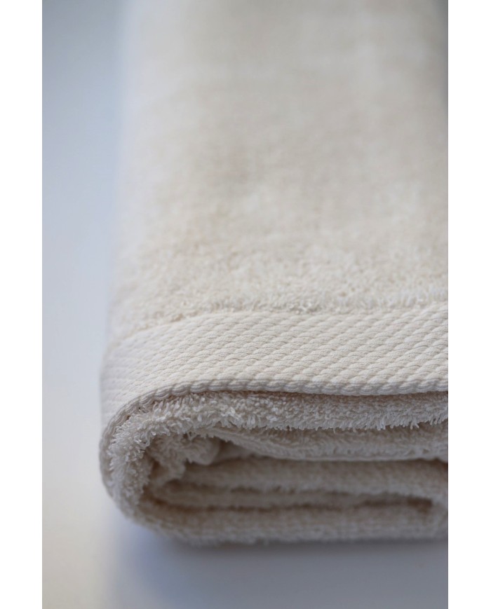 Coppia asciugamani viso+ospite 100% spugna di cotone premium Marea