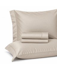 Completo lenzuola matrimoniale in raso 100% cotone Filo Raso