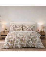 Parure copripiumino piazza e mezza 100% cotone Baty