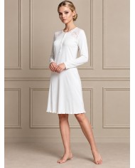 Camicia da notte in caldo cotone Lunatica 62131