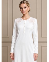 Camicia da notte in caldo cotone Lunatica 62131