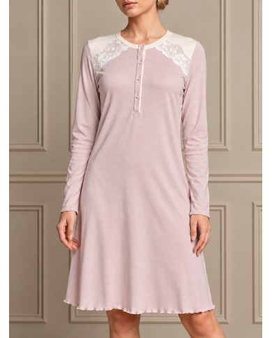 Camicia da notte in caldo cotone Lunatica 62131