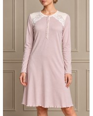 Camicia da notte in caldo cotone Lunatica 62131