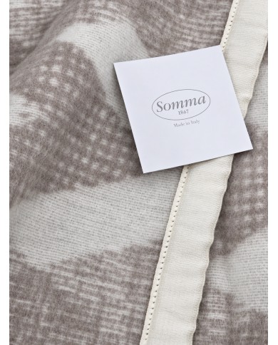 Coperta matrimoniale maxi in pura lana vergine Somma 230x270