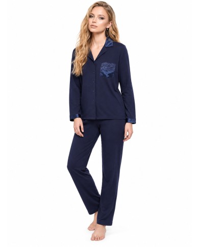 Pigiama donna caldo cotone Lunatica 62106