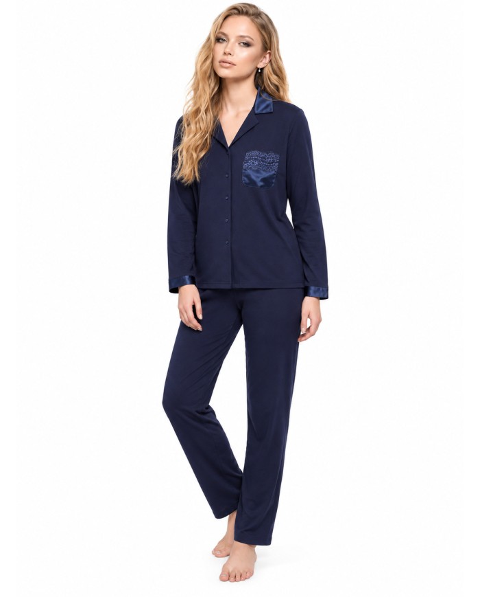 Pigiama donna caldo cotone Lunatica 62106