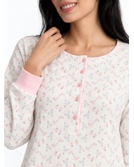 Camicia da notte in 100% caldo cotone Vilfram 52684