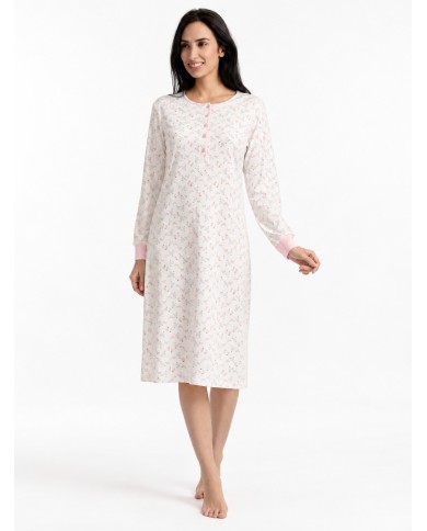 Camicia da notte in 100% caldo cotone Vilfram 52684