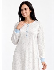 Camicia da notte in 100% caldo cotone Vilfram 52684