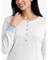 Camicia da notte in 100% caldo cotone Vilfram 52684