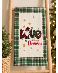 Set 6 strofinacci Natale 100% cotone Vingi Tiffany dis. 4