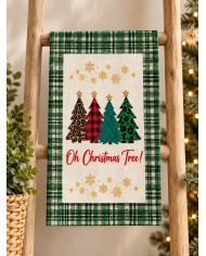Set 6 strofinacci Natale 100% cotone Vingi Tiffany dis. 4