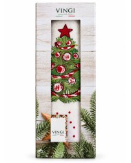 Set 6 strofinacci Natale 100% cotone Vingi Tiffany dis. 4