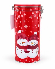 Plaid Natale in latta confezione regalo Snow
