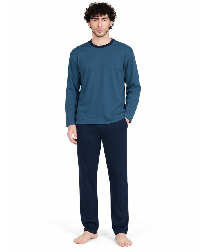 Pigiama Uomo 100% caldo cotone Bip Bip 6028