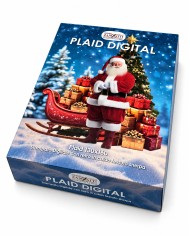 Plaid stampa digitale Natale art. Digital var. 2