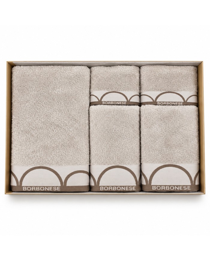 Set da bagno 5 pezzi Borbonese art. Relax