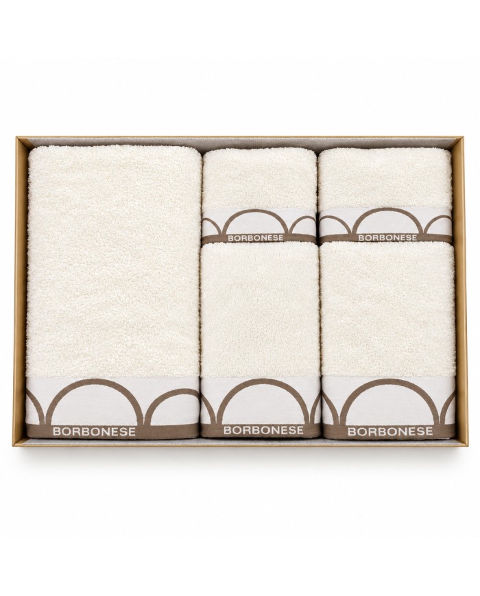 Set da bagno 5 pezzi Borbonese art. Relax