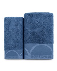 Set asciugamano viso + ospite Borbonese art. Relax