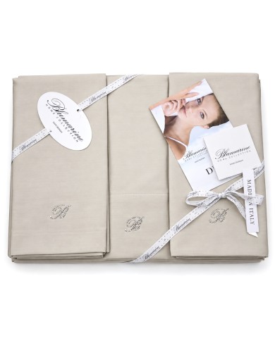 Completo lenzuola matrimoniale 100% raso cotone Blumarine Samira