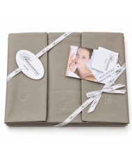 Completo lenzuola matrimoniale 100% raso cotone Blumarine Samira