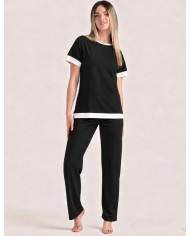 Pigiama Donna estivo manica corta Pepenero P9096 - MADE IN ITALY