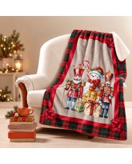 Plaid stampa digitale Natale art. Digital var. 1