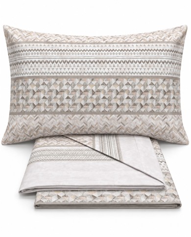 Completo lenzuola matrimoniale 100% cotone Armonia art. Twill