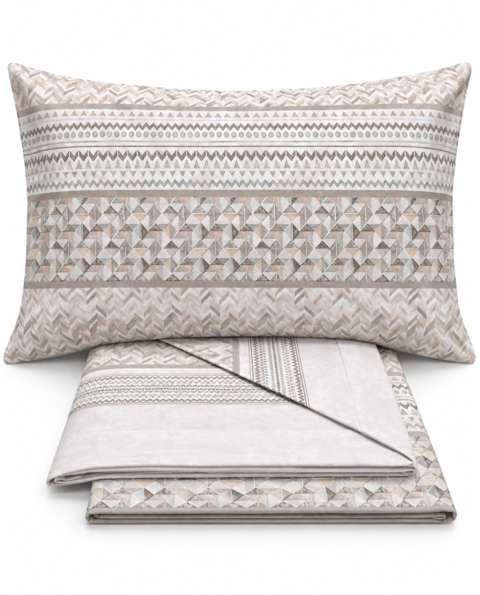 Completo lenzuola matrimoniale 100% cotone Armonia art. Twill