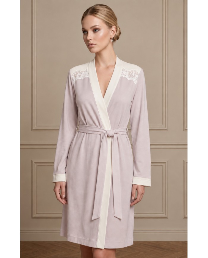Vestaglia in 100% caldo cotone Lunatica 62132