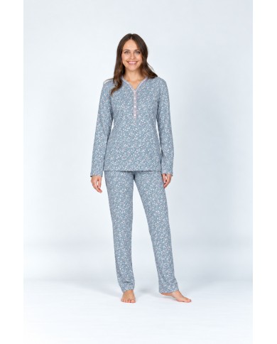 Pigiama in 100% caldo cotone Semplice Vanità Fida Lingerie 2731