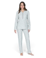 Pigiama in 100% caldo cotone Semplice Vanità Fida Lingerie 2731