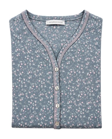Pigiama in 100% caldo cotone Semplice Vanità Fida Lingerie 2731