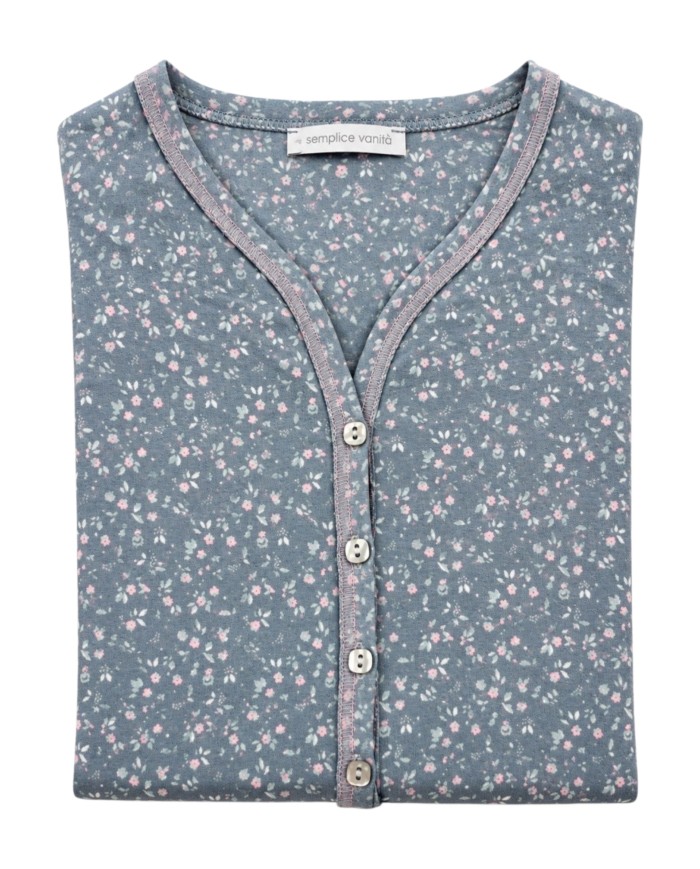 Pigiama in 100% caldo cotone Semplice Vanità Fida Lingerie 2731