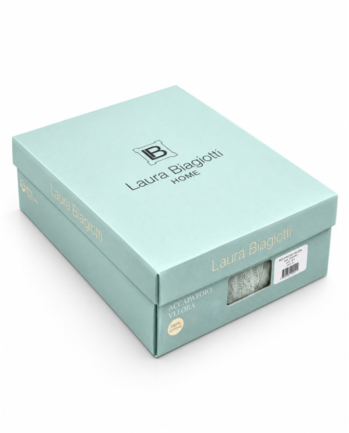 Accappatoio unisex spugna 100% cotone Laura Biagiotti art. Velora