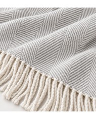 Luxury Plaid con frange Orleans 130x170