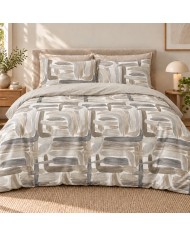 Accappatoio unisex in spugna e ciniglia 100% cotone Stripe
