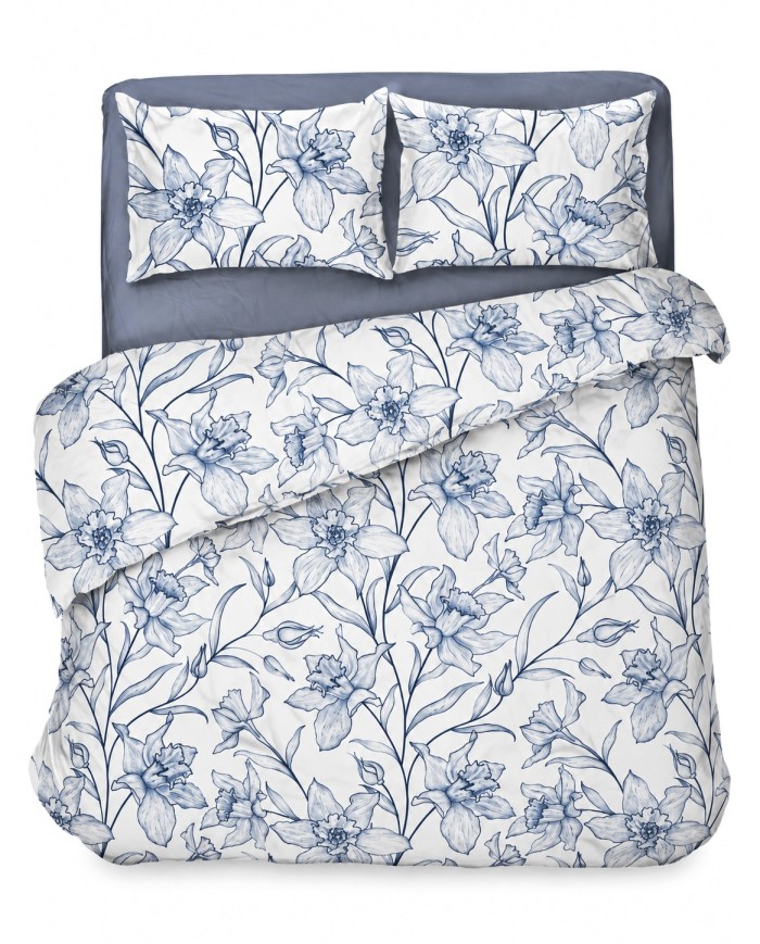 Parure copripiumino matrimoniale 100% cotone Elvy