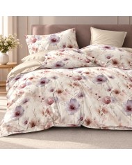 Completo lenzuola letto singolo flanella di cotone Airi