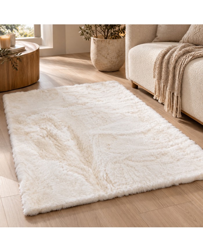 Tappeto effetto rabbit fur con antiscivolo Jimmy 80x120cm