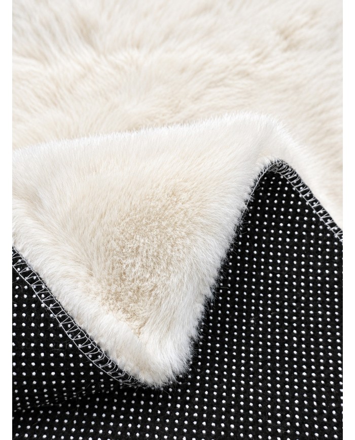 Tappeto effetto rabbit fur con antiscivolo Jimmy 80x120cm