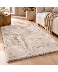 Tappeto effetto rabbit fur con antiscivolo Jimmy 80x120cm