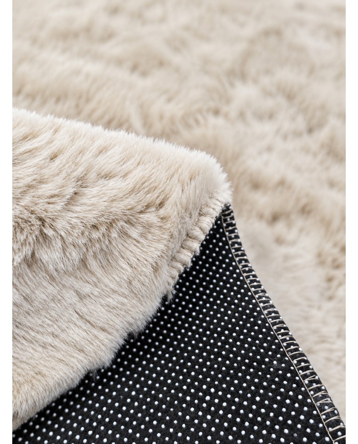 Tappeto effetto rabbit fur con antiscivolo Jimmy 80x120cm